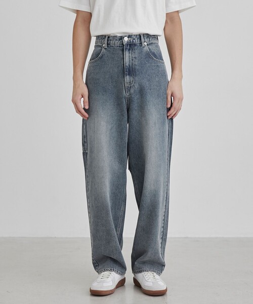 coen（コーエン）の「【一部店舗限定】ワークカーブデニムパンツ（デニムパンツ・メンズ・ダークグレー/ライトブルー・M/L）」の11枚目の写真