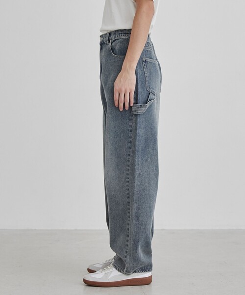 coen（コーエン）の「【一部店舗限定】ワークカーブデニムパンツ（デニムパンツ・メンズ・ダークグレー/ライトブルー・M/L）」の12枚目の写真