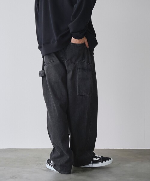 coen（コーエン）の「【一部店舗限定】ワークカーブデニムパンツ（デニムパンツ・メンズ・ダークグレー/ライトブルー・M/L）」の16枚目の写真