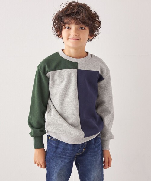 SHIPS any（シップス エニィ）の「SHIPS any:〈洗濯機可能〉デザイン ポンチ クルーネック プルオーバー <KIDS>◇（Tシャツ/カットソー・キッズ・ブルー/ピンク/ネイビー・150/140/130）」の20枚目の写真