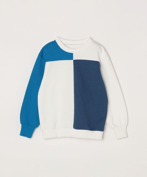 SHIPS any（シップス エニィ）の「SHIPS any:〈洗濯機可能〉デザイン ポンチ クルーネック プルオーバー <KIDS>◇（Tシャツ/カットソー・キッズ・ブルー/ピンク/ネイビー・150/140/130）」の11枚目の写真