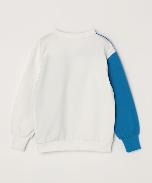 SHIPS any（シップス エニィ）の「SHIPS any:〈洗濯機可能〉デザイン ポンチ クルーネック プルオーバー <KIDS>◇（Tシャツ/カットソー・キッズ・ブルー/ピンク/ネイビー・150/140/130）」の4枚目の写真
