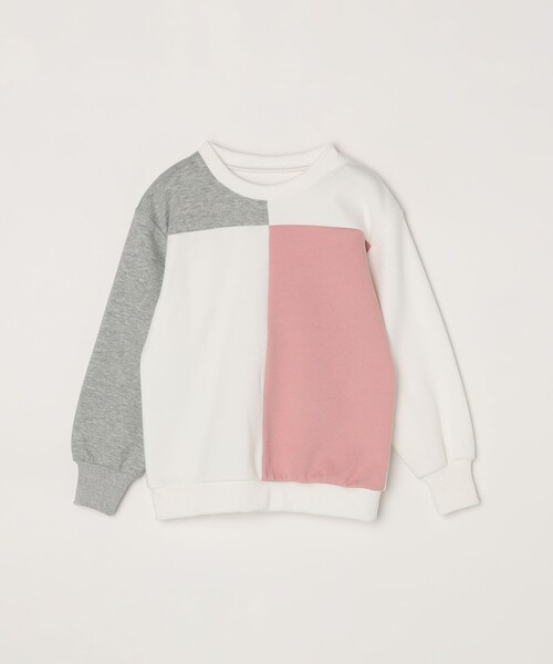 SHIPS any（シップス エニィ）の「SHIPS any:〈洗濯機可能〉デザイン ポンチ クルーネック プルオーバー <KIDS>◇（Tシャツ/カットソー・キッズ・ブルー/ピンク/ネイビー・150/140/130）」の5枚目の写真