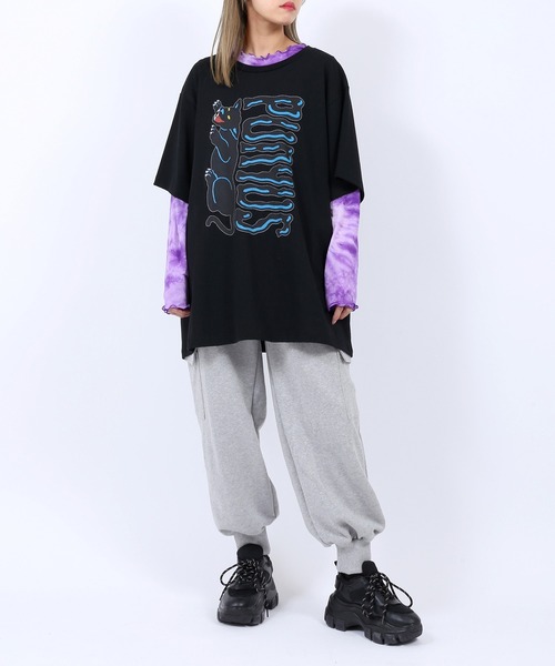 PUNYUS（プニュズ）の「スウェットパンツ（スウェットパンツ・レディース・杢グレー・3）」の3枚目の写真