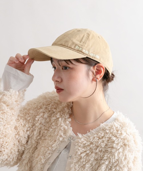 KBF（ケイビーエフ）の「サイドエンブロイダリーCAP（キャップ・レディース・ネイビー/ベージュ・ONE）」の16枚目の写真