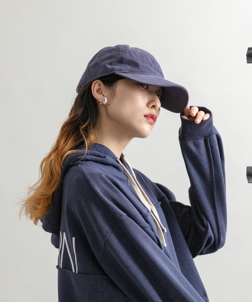 KBF（ケイビーエフ）の「サイドエンブロイダリーCAP（キャップ・レディース・ネイビー/ベージュ・ONE）」の13枚目の写真