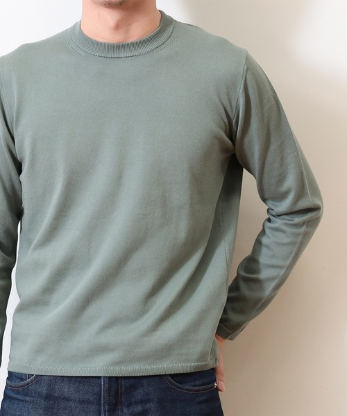 LORENZONI / 別注 12G コットン ハイネック ニット（ニット/セーター  