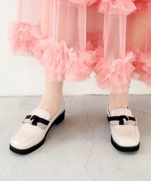 セール】晴雨兼用｜リボンローファー 8750437（ローファー）｜by