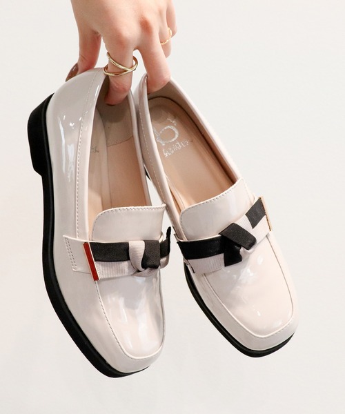 新品未使用♡ohga♡リボンローファー ohga リボンローファー