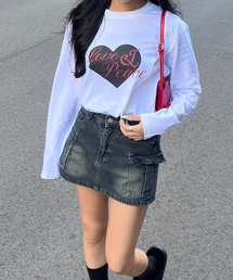 Love&PeaceロンT／長袖Tシャツ