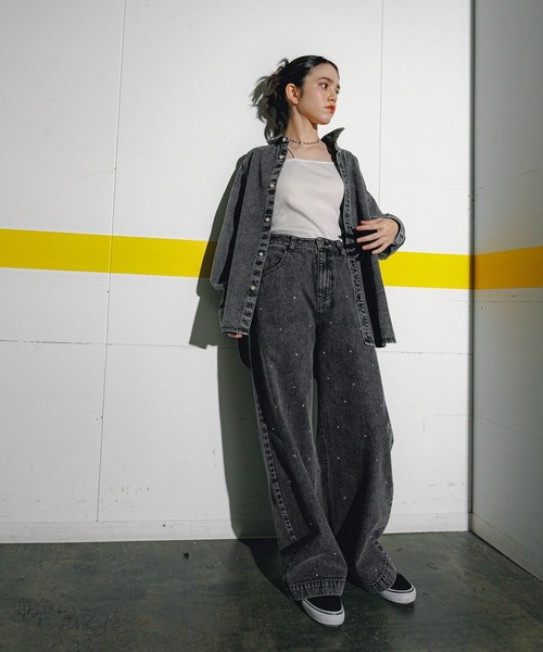 saki1222 専用ページ セール】大人見えシャツジャケット2/AND YUA ANY/243706（シャツ