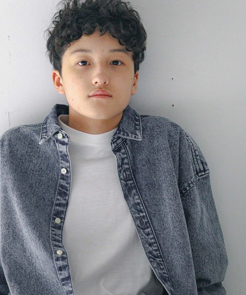 GLOBAL WORK（グローバルワーク）の「大人見えシャツジャケット2/AND YUA ANY/243706（シャツ/ブラウス・キッズ・ブラック/ブルー・FREE）」の17枚目の写真