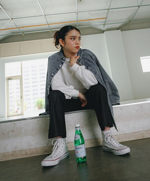 GLOBAL WORK（グローバルワーク）の「大人見えシャツジャケット2/AND YUA ANY/243706（シャツ/ブラウス・キッズ・ブラック/ブルー・FREE）」の20枚目の写真