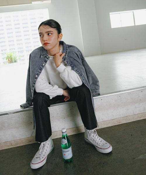 GLOBAL WORK（グローバルワーク）の「大人見えシャツジャケット2/AND YUA ANY/243706（シャツ/ブラウス・キッズ・ブラック/ブルー・FREE）」の21枚目の写真