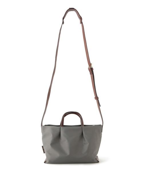 Legato Largo（レガートラルゴ）の「【Legato Largo/レガートラルゴ】肩楽ミニショルダーバッグ/撥水加工（ショルダーバッグ・レディース・ブラウン系その他3/グレー/ネイビー・FREE）」の9枚目の写真