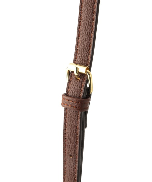 Legato Largo（レガートラルゴ）の「【Legato Largo/レガートラルゴ】肩楽ミニショルダーバッグ/撥水加工（ショルダーバッグ・レディース・ブラウン系その他3/グレー/ネイビー・FREE）」の5枚目の写真