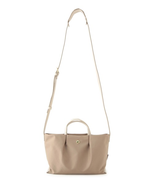 Legato Largo（レガートラルゴ）の「【Legato Largo/レガートラルゴ】肩楽ミニショルダーバッグ/撥水加工（ショルダーバッグ・レディース・ブラウン系その他3/グレー/ネイビー・FREE）」の15枚目の写真