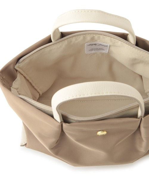 Legato Largo（レガートラルゴ）の「【Legato Largo/レガートラルゴ】肩楽ミニショルダーバッグ/撥水加工（ショルダーバッグ・レディース・ブラウン系その他3/グレー/ネイビー・FREE）」の14枚目の写真