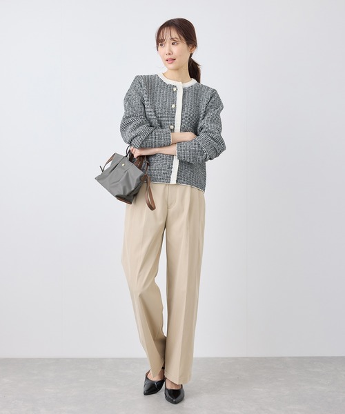 Legato Largo（レガートラルゴ）の「【Legato Largo/レガートラルゴ】肩楽ミニショルダーバッグ/撥水加工（ショルダーバッグ・レディース・ブラウン系その他3/グレー/ネイビー・FREE）」の21枚目の写真