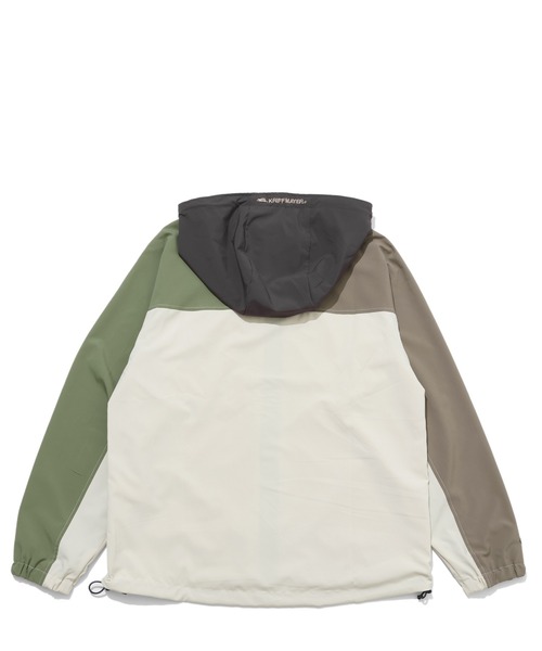 KRIFF MAYER（クリフメイヤー）の「クリーネスアクティブフードジャケット（マウンテンパーカー・メンズ・オリーブ/カラフル/チャコール/グレイッシュベージュ/アイボリー・LARGE/X-LARGE/MEDIUM）」の12枚目の写真