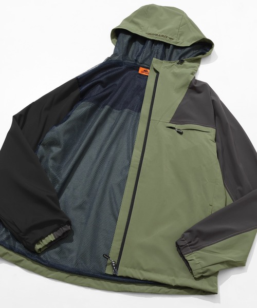 KRIFF MAYER（クリフメイヤー）の「クリーネスアクティブフードジャケット（マウンテンパーカー・メンズ・オリーブ/カラフル/チャコール/グレイッシュベージュ/アイボリー・LARGE/X-LARGE/MEDIUM）」の16枚目の写真