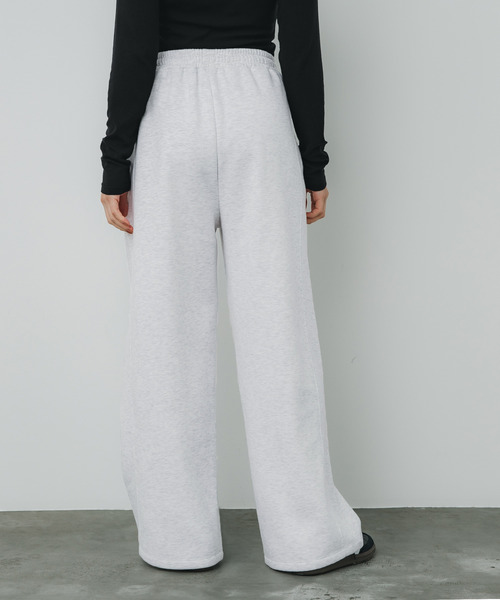 coca（coca）（コカ）の「【WEB限定セール】ポリエステルコットン裏起毛ワイドパンツ（その他パンツ・レディース・ブラック/オートミール・M/L）」の14枚目の写真