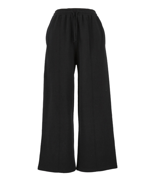 coca（coca）（コカ）の「【WEB限定セール】ポリエステルコットン裏起毛ワイドパンツ（その他パンツ・レディース・ブラック/オートミール・M/L）」の11枚目の写真