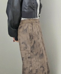 CRYSTAL BALL（クリスタルボール）の「マーブル柄スリットスカート（スカート）」