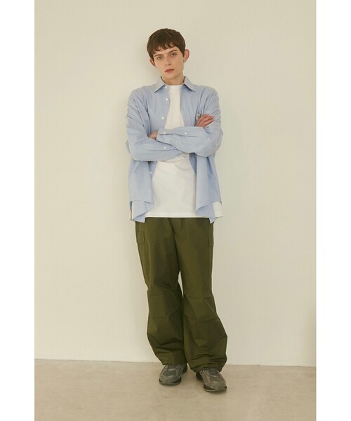 coen（コーエン）の「【PARKING】CARGO WIDE PT（カーゴパンツ・メンズ・ブラック/オリーブ・M/L/XL）」の7枚目の写真