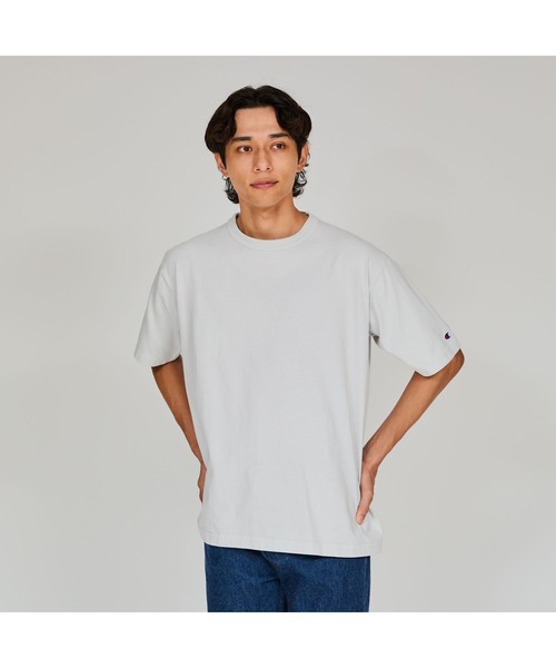 Champion(チャンピオン)の「【Champion/チャンピオン】メンズ MADE IN USA ティーテンイレブン ショートスリーブTシャツ GD(Tシャツ/カットソー・メンズ・イエロー系その他3/サックスブルー/ライトブラウン/ライトホワイト・X-LARGE/LARGE/MEDIUM/SMALL)」の3枚目の写真