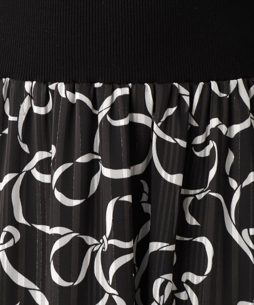 DRESSTERIOR（ドレステリア）の「シアーリボンテーププリントドレス（ワンピース・レディース・ブラック系・36/34/38）」の13枚目の写真