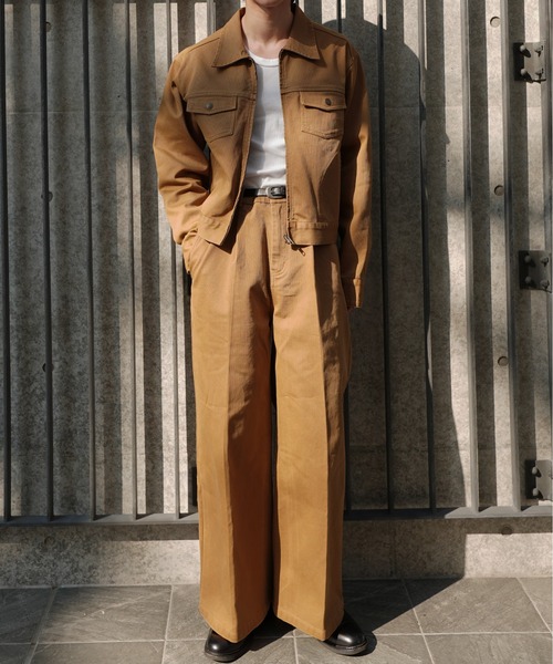 Noen(ノエン)の「ワイドストレートダックパンツ【セットアップ対応】(その他パンツ・メンズ・ブラック/ベージュ・LARGE/MEDIUM)」の19枚目の写真