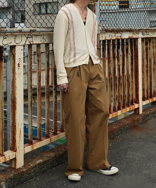 Noen(ノエン)の「ワイドストレートダックパンツ【セットアップ対応】(その他パンツ・メンズ・ブラック/ベージュ・LARGE/MEDIUM)」の21枚目の写真