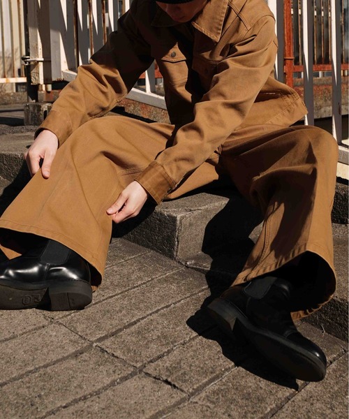 Noen(ノエン)の「ワイドストレートダックパンツ【セットアップ対応】(その他パンツ・メンズ・ブラック/ベージュ・LARGE/MEDIUM)」の18枚目の写真
