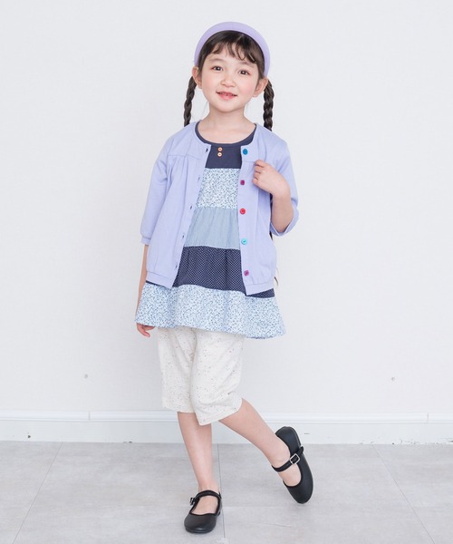 RAGMART（ラグマート）の「カーディガン 七分袖（カーディガン/ボレロ・キッズ・ピンク/イエロー/パープル・130cm/120cm/110cm/100cm）」の15枚目の写真