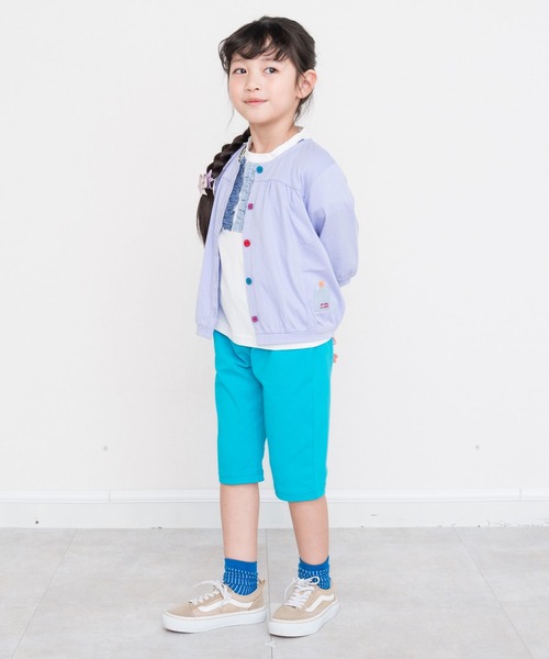 RAGMART（ラグマート）の「カーディガン 七分袖（カーディガン/ボレロ・キッズ・ピンク/イエロー/パープル・130cm/120cm/110cm/100cm）」の4枚目の写真