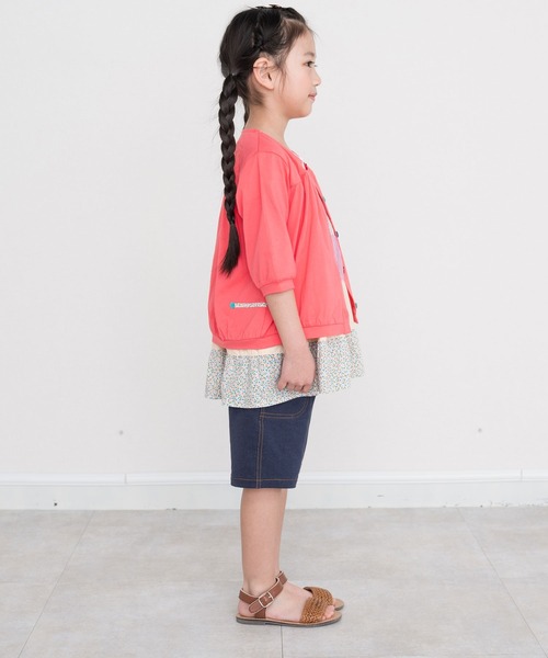 RAGMART（ラグマート）の「カーディガン 七分袖（カーディガン/ボレロ・キッズ・ピンク/イエロー/パープル・130cm/120cm/110cm/100cm）」の12枚目の写真