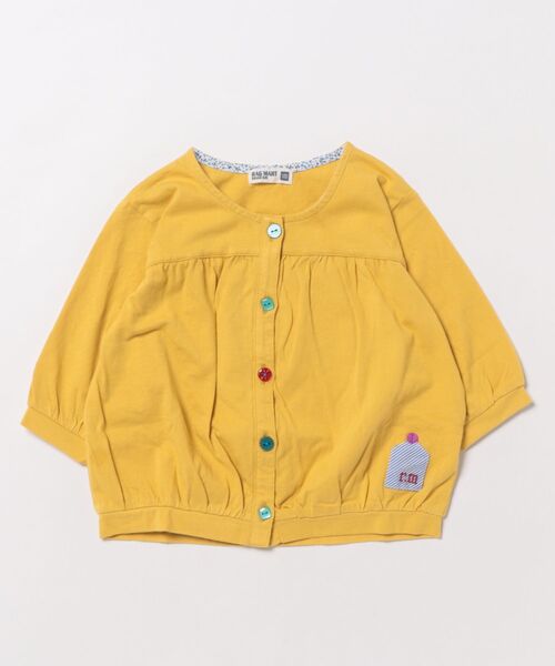 RAGMART（ラグマート）の「カーディガン 七分袖（カーディガン/ボレロ・キッズ・ピンク/イエロー/パープル・130cm/120cm/110cm/100cm）」の5枚目の写真