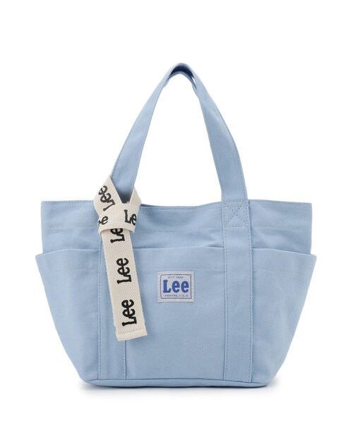 Lee(リー)の「Leeミニトート(ハンドバッグ・レディース・ブルー/チャコールグレー/オフホワイト・00)」の4枚目の写真