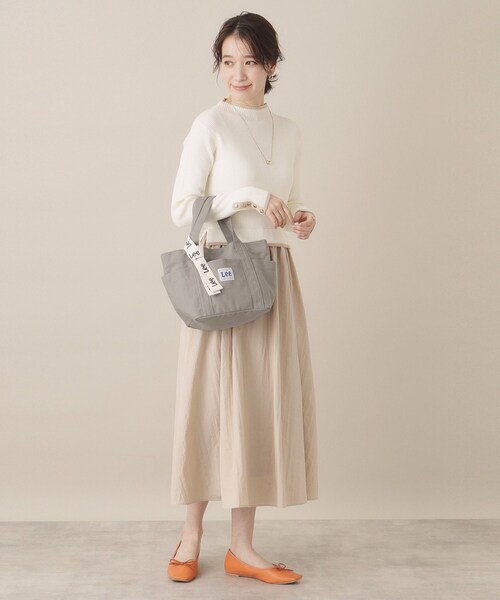 Lee(リー)の「Leeミニトート(ハンドバッグ・レディース・ブルー/チャコールグレー/オフホワイト・00)」の8枚目の写真