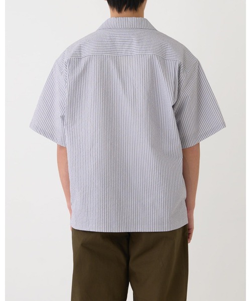 THOUSAND MILE(サウザンドマイル)の「【THOUSAND MILE】SHORT SLEEVE SHIRT STRIPE/ショートスリーブシャツ ストライプ(シャツ/ブラウス・メンズ・グレー系その他/ブルー系その他・SMALL/MEDIUM/LARGE/X-LARGE)」の12枚目の写真