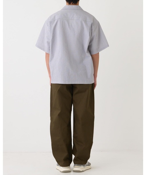 THOUSAND MILE(サウザンドマイル)の「【THOUSAND MILE】SHORT SLEEVE SHIRT STRIPE/ショートスリーブシャツ ストライプ(シャツ/ブラウス・メンズ・グレー系その他/ブルー系その他・SMALL/MEDIUM/LARGE/X-LARGE)」の4枚目の写真