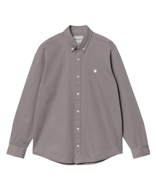 Carhartt WIP(カーハートダブリューアイピー)の「【Carhartt WIP】L/S MADISON SHIRT I023339(シャツ/ブラウス・メンズ・グレー/ホワイト/ブラック/ライトブルー/ネイビー・M/L/XL)」の3枚目の写真