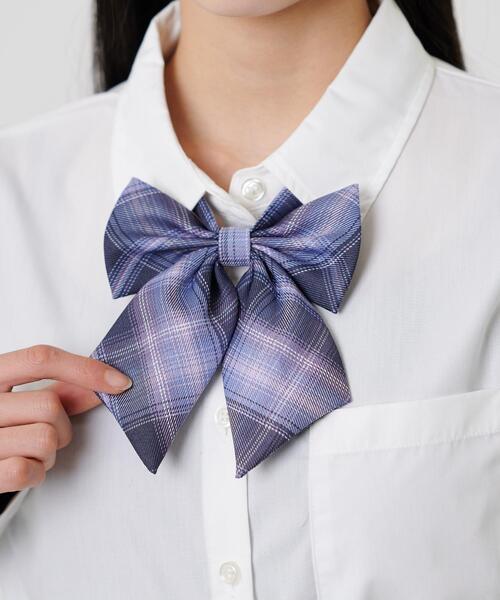WEGO（ウィゴー）の「WEGO/チェックスクールリボン（蝶ネクタイ・レディース・ホワイト系その他3/ブラック系その他2/ブラック系その他3/グレー系その他2/ブルー系その他2/ブルー系その他3/パープル系その他2/ホワイト系その他2/その他1/その他2/その他3/パープル系その他3/レッド系その他2/グレー系その他3/その他6/ブラウン系その他3/レッド系その他3/ベージュ系その他2/その他5/ブラウン系その他2/その他4・FREE）」の13枚目の写真