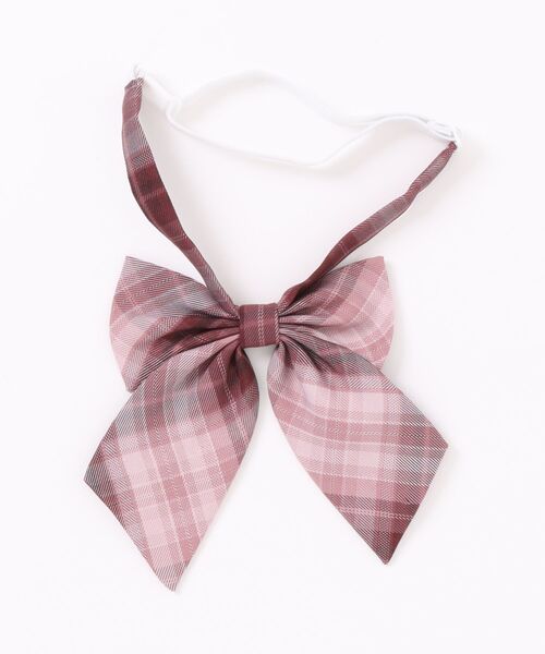 WEGO（ウィゴー）の「WEGO/チェックスクールリボン（蝶ネクタイ・レディース・ホワイト系その他3/ブラック系その他2/ブラック系その他3/グレー系その他2/ブルー系その他2/ブルー系その他3/パープル系その他2/ホワイト系その他2/その他1/その他2/その他3/パープル系その他3/レッド系その他2/グレー系その他3/その他6/ブラウン系その他3/レッド系その他3/ベージュ系その他2/その他5/ブラウン系その他2/その他4・FREE）」の15枚目の写真