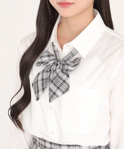 WEGO（ウィゴー）の「WEGO/チェックスクールリボン（蝶ネクタイ・レディース・ホワイト系その他3/ブラック系その他2/ブラック系その他3/グレー系その他2/ブルー系その他2/ブルー系その他3/パープル系その他2/ホワイト系その他2/その他1/その他2/その他3/パープル系その他3/レッド系その他2/グレー系その他3/その他6/ブラウン系その他3/レッド系その他3/ベージュ系その他2/その他5/ブラウン系その他2/その他4・FREE）」の7枚目の写真