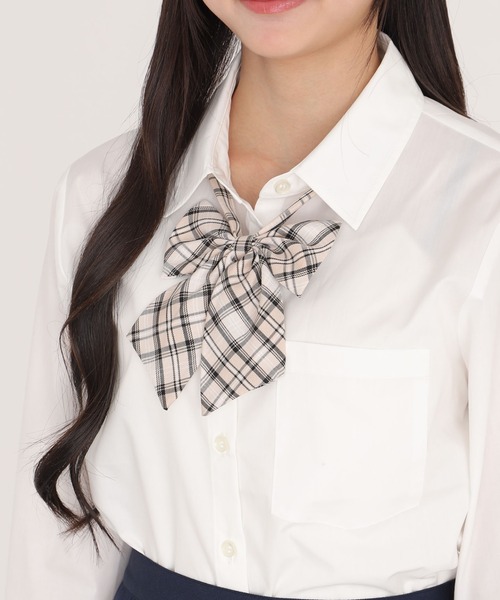 WEGO（ウィゴー）の「WEGO/チェックスクールリボン（蝶ネクタイ・レディース・ホワイト系その他3/ブラック系その他2/ブラック系その他3/グレー系その他2/ブルー系その他2/ブルー系その他3/パープル系その他2/ホワイト系その他2/その他1/その他2/その他3/パープル系その他3/レッド系その他2/グレー系その他3/その他6/ブラウン系その他3/レッド系その他3/ベージュ系その他2/その他5/ブラウン系その他2/その他4・FREE）」の10枚目の写真