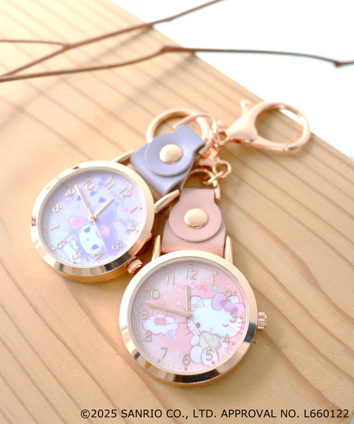 sanrio（サンリオ）の「〈SANRIO/サンリオ〉Watch/サンリオ キャラクターズ キーチェーンウォッチ おすましKCウォッチ G（アナログ腕時計・レディース・ブルー/ピンク/パープル/チェリーピンク/グリーン/ミント/イエロー・ONE SIZE）」の6枚目の写真