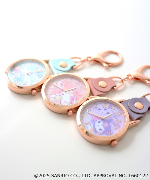 sanrio（サンリオ）の「〈SANRIO/サンリオ〉Watch/サンリオ キャラクターズ キーチェーンウォッチ おすましKCウォッチ G（アナログ腕時計・レディース・ブルー/ピンク/パープル/チェリーピンク/グリーン/ミント/イエロー・ONE SIZE）」の12枚目の写真