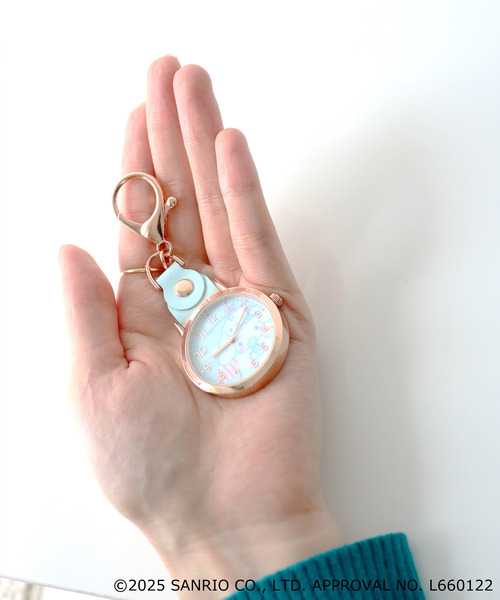 sanrio（サンリオ）の「〈SANRIO/サンリオ〉Watch/サンリオ キャラクターズ キーチェーンウォッチ おすましKCウォッチ G（アナログ腕時計・レディース・ブルー/ピンク/パープル/チェリーピンク/グリーン/ミント/イエロー・ONE SIZE）」の14枚目の写真